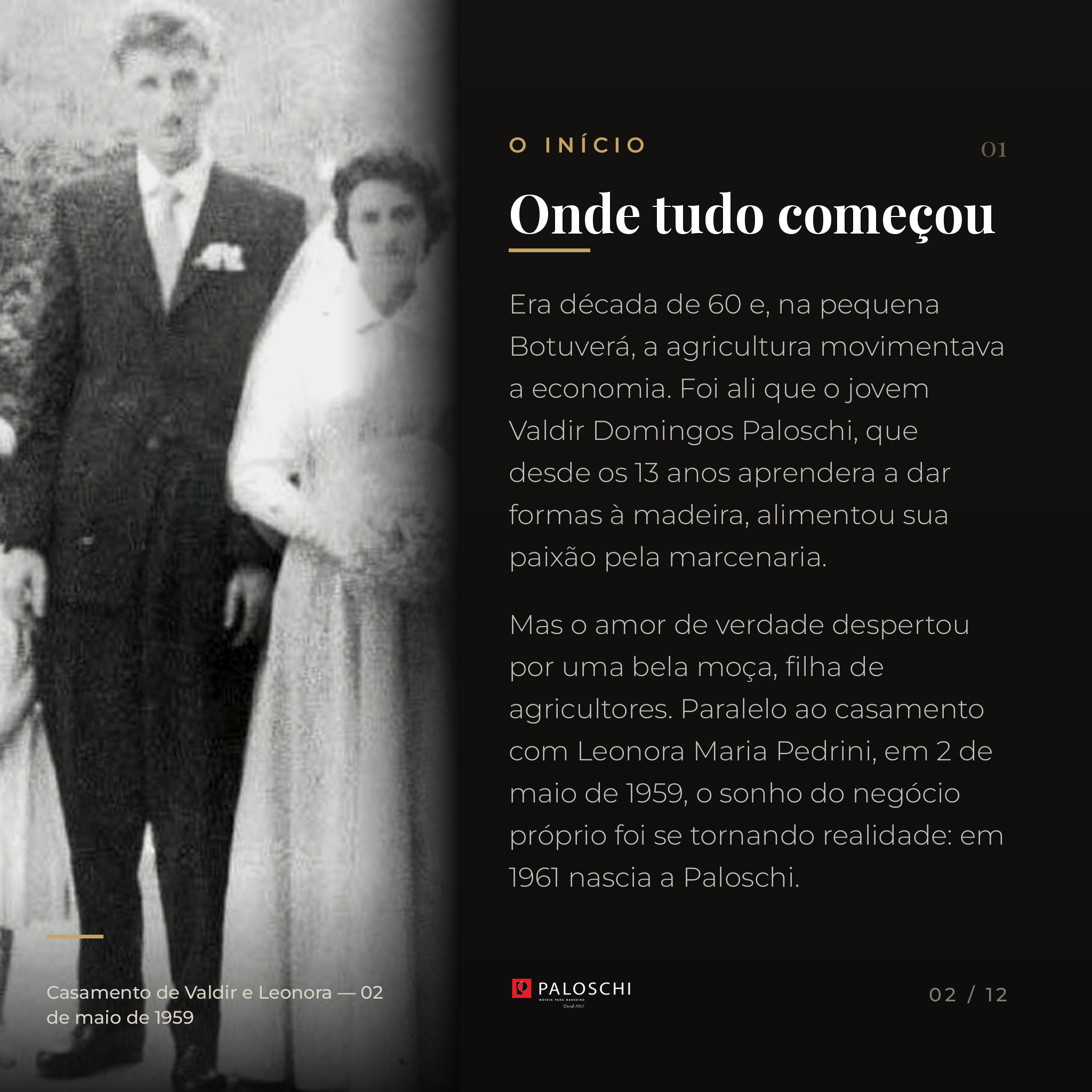 1959 — Onde tudo começou: Uma família e o sonho do negócio próprio
