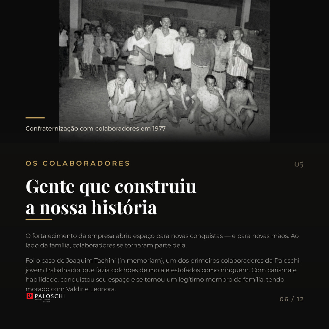 1977 — Os colaboradores: Gente que construiu a nossa história