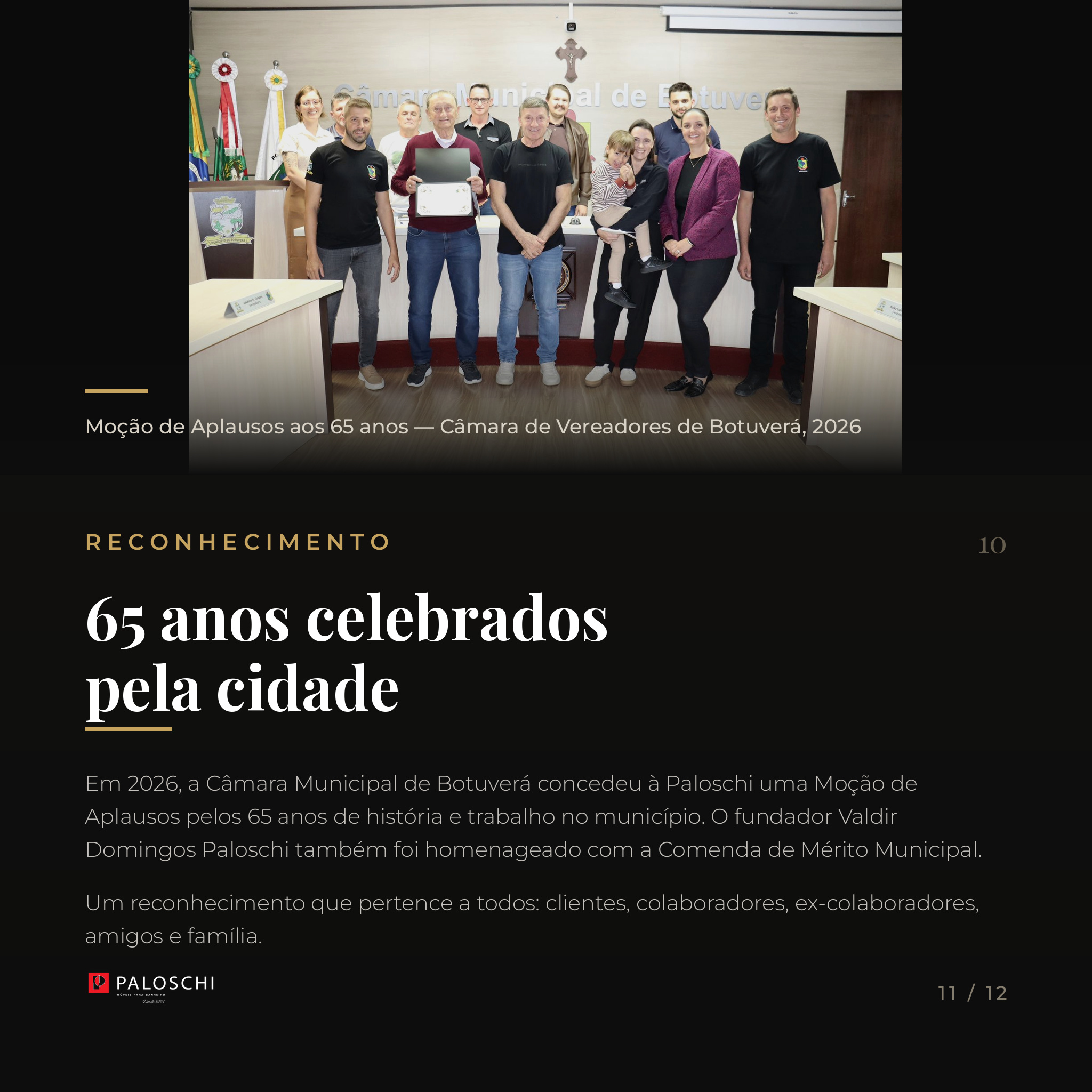 2026 — Reconhecimento: 65 anos celebrados pela cidade